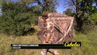 CABELAS ZONZ SPECIALIST XL GROUND BLIND [upl. by Ear]