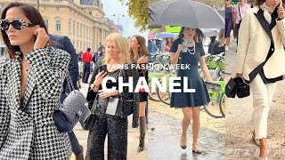 CHANEL 🇫🇷STREET STYLE SPRING SUMMER 2024 ⚜️SPRING 2024 TRENDS PARIS FASHION WEEK voguefrance [upl. by Georgeanna384]