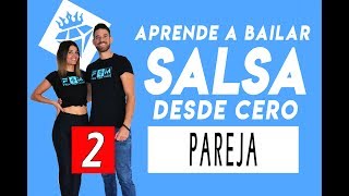 APRENDER A BAILAR SALSA CUBANA DESDE CERO 2  Salsa cubana en pareja desde cero [upl. by Casia]