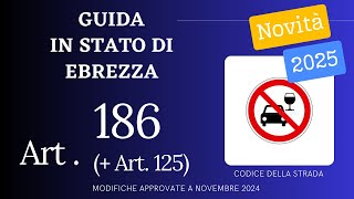 ALCOLOCK  Guida in stato di ebrezza  RIFORMA CODICE DELLA STRADA 2025 [upl. by Lhary]