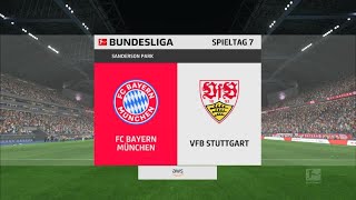 FC 25  Runde 7 Bundesliga  Bayern vs VfB Estugarda  Bundesliga 20242025  4K [upl. by Stillas]