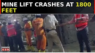 Rajasthan Mine Lift Crashes At 1800 Feet 8 People Safely Rescued From Kolihan Mine  Latest News [upl. by Edmund]