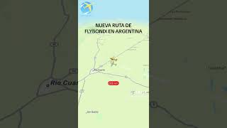 Flybondi inauguró otra nueva ruta en Argentina [upl. by Arutak]