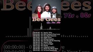 BeeGees 💋 Greatest Hits Full Album 🔍 The Best Songs Of BeeGees Playlist Short 9 [upl. by Alage]