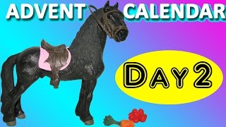 Schleich Advent Calendar Farm Animals Horse Show and Horses Day 2 [upl. by Marlee]