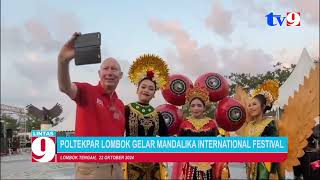 POLTEKPAR LOMBOK GELAR MANDALIKA INTERNATIONAL FESTIVAL [upl. by Drofhsa]