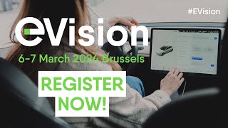 EVision 2024 Power Sector Accelerating emobility 67 March Brussels  Register now [upl. by Willmert]