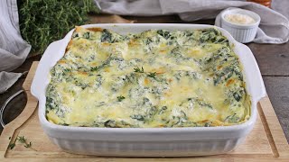 LASAGNA RICOTTA E SPINACI il primo piatto facile veloce vegetariano per Pasqua La cucina di Rita [upl. by Ydaj]