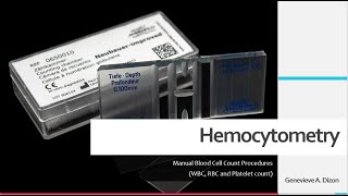 Hemocytometry Procedures Module 8 [upl. by Dill]