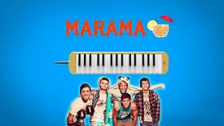 Aprende a Tocar quotTAL VEZquot  MARAMA  MELODICA  TUTORIAL  NOTAS [upl. by Alraep]