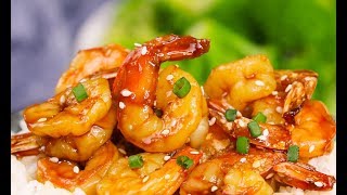 15 Minute Easy Teriyaki Shrimp [upl. by Karylin]