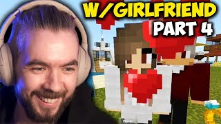 jacksepticeye plays minecraft wgirlfriend FULL VOD PART 4 [upl. by Nitsreik]