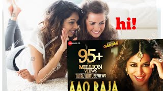 Aao raja soung reaction foreigner [upl. by Ettesil]