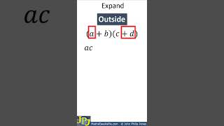 Expand Brackets using FOIL 1 maths algebra expandingbrackets mathematics math FOIL [upl. by Uos]