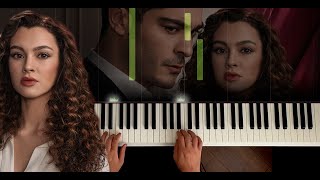 Bir Gece Masalı  Evleneceğim Ben Seninle  Slow Easy Piano Tutorial [upl. by Bride]