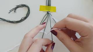 Zig Zag Bileklik Yapımı  Kolay Bileklik Yapımı  DIY  104 [upl. by Neiviv]