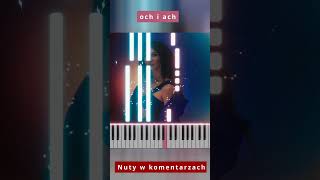 Sylwia Grzeszczak  och i ach 🎹 Piano Tutorial 🔥 Nuty shorts [upl. by Neleh]