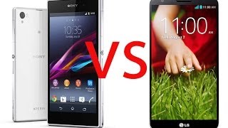 Sony Xperia Z1 vs LG G2 review comparativa en español [upl. by Niatsirhc]