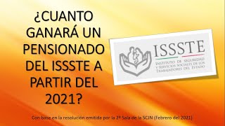 ¿Cuánto ganará un pensionado del ISSSTE a partir del 2021 [upl. by Lamok]