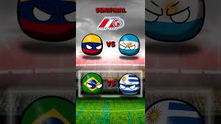 BRASIL en la COPA AMERICA PERÚ 2004 countryballs [upl. by Lali]