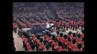 1994 Royal Tournament Massed Bands Household Div Part 1 [upl. by Ahsenra]