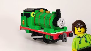 How I made LEGO mini Percy Thomas amp Friends  Larrys Lego [upl. by Tihor]