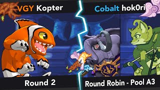 VGY  Kopter Orcane vs hok0ri Loxodont  Fleet  ARRIVAL  Rivals Of Aether 2 Pools [upl. by Kcirdlek]