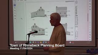 Town of Rhinebeck Planning Board Meeting 11042024 [upl. by Yhtak926]