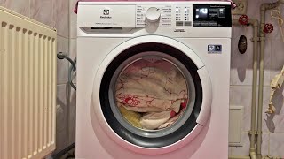 Washing machine ELECTROLUX EW6S406WU  Wash on Cotton Eco program 60 degrees 800 rpm [upl. by Enitsirc]