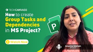 How to create task dependencies in MS Project  Techcanvass [upl. by Uhthna]