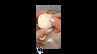 how to peel hard boiled egg 🥚 [upl. by Ymmas]