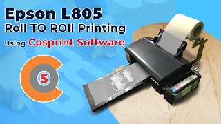 Epson L1800 Roll to Roll DTF Printing [upl. by Labotsirc]