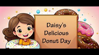 Daisy’s Delicious Donut Day Short Moral Story  One Minute Story  Kids Stories  English Story [upl. by Remark]