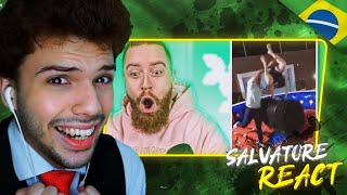 coisas pra ver não sóbrio  OSHI 124  LubaTV SALVATORE REACT [upl. by Heywood890]