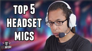 Gaming Headsets Top 5 Best Microphones 2023 [upl. by Lalat]