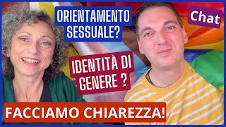 Differenza tra IDENTITÀ di GENERE e ORIENTAMENTO SESSUALE LGBTQIA [upl. by Oiramed]