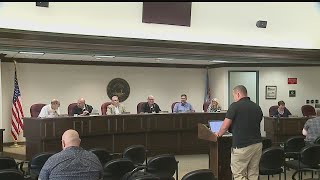 Hazard plan approved officer sworn in at Boardman trustees meeting [upl. by Leugimsiul316]