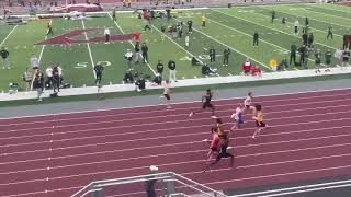 NEW D3 Men’s 100 Meter National Record Sam Blaskowski 1009s 18w ht coachkinsethX [upl. by Rehteh]