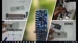 How to calibrate GY521 Accelerometer and Gyroscope with Arduino Getting started with MPU6050 [upl. by Tal]