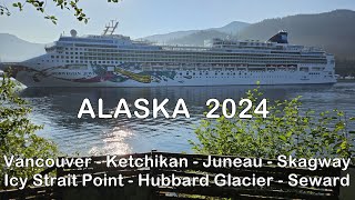 NCL Alaska Cruise with Norwegian Jewel from Vancouver to Seward [upl. by Nalyad]