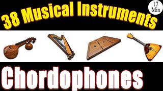 Chordophones 38 Musical Instruments with Pictures amp Video  Ethnographic Classification  Kingsley [upl. by Frolick]