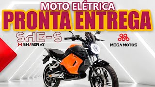 Moto elétrica Shineray SHES a pronta entrega [upl. by Elletnwahs879]