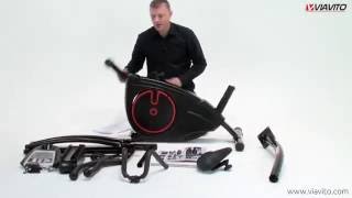 Viavito Setry 2 in 1 Elliptical Trainer amp Exercise Bike Assembly Video [upl. by Nadabb]