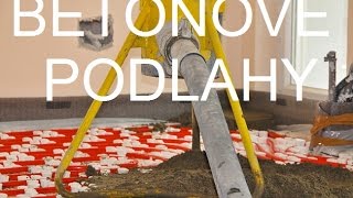 Betonové podlahy pro podlahové topení [upl. by Weinberg354]