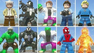 All Character Transformations in LEGO Marvel Super Heroes [upl. by Phaidra134]