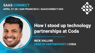 How I stood up technology partnerships at Coda [upl. by Otis]