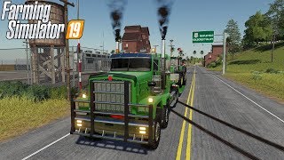 FARMING SIMULATOR 19  KENWORTH C500 [upl. by Yarg787]