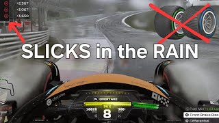 WET race but EVERYONE is on SLICKS [upl. by Ahsienahs]