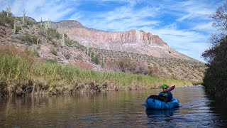 Packrafting in the Salt River Canyon Wilderness [upl. by Broek772]