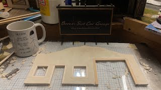 Plaster Paris Scratch Built Garage Part 1 [upl. by Ahsinrac]